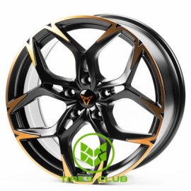 Replica Cupra (CUP275) 8,5x19 5x112 ET38 DIA57,1 (black machined spokes) Replica Cupra (CUP275) 8,5x19 5x112 ET38 DIA57,1 (black machined spokes)