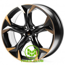 Replica Cupra (CUP361) 8x18 5x112 ET45 DIA57,1 (satin black machined spokes bronze coating)