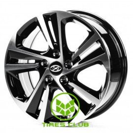 Replica Hyundai (HND852) 7x17 5x114,3 ET45 DIA67,1 (gloss black machined face)