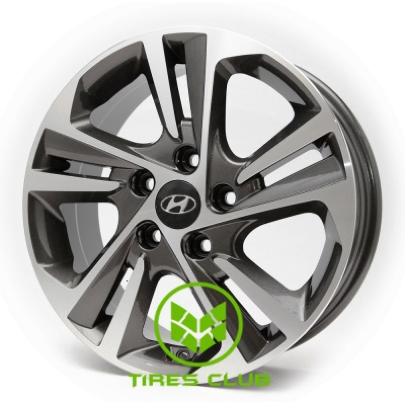 Replica Hyundai (RB41) 7x17 5x114,3 ET52 DIA67,1 (dark gun metal machined face)