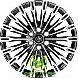 Replica Lexus (LX3442) 8x22 6x139,7 ET55 DIA95,1 (gloss black machined face)