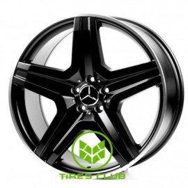 Replica Mercedes (MR5126) 10x20 5x112 ET46 DIA66,6 (satin black machined lip)