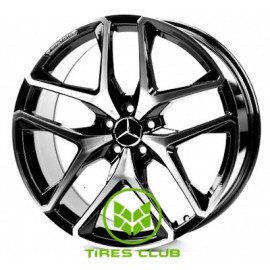 Replica Mercedes (MR5528) 10x21 5x112 ET51 DIA66,6 (black machined face)