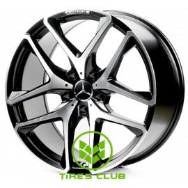 Replica Mercedes (MR5528) 10x21 5x130 ET33 DIA84,1 (satin black machined face)