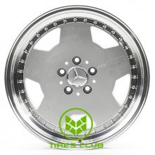 Replica Mercedes (MR5852) 9x18 5x112 ET30 DIA66,6 (silver lip polished)