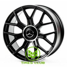 Replica Mercedes (MR606) 9,5x20 5x112 ET35 DIA66,6 (satin black machined lip)