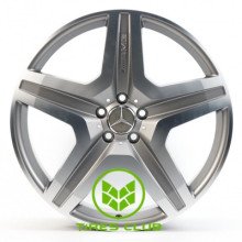Replica Mercedes (MR706C) 9x21 5x112 ET53 DIA66,6 (matt graphite machined face)