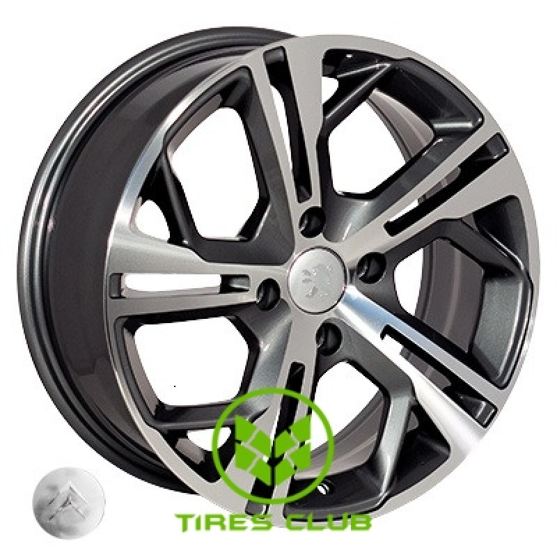 Replica Peugeot (PG5139) 6,5x16 4x108 ET25 DIA65,1 (BMF)