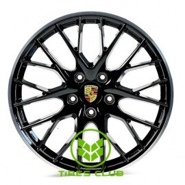 Replica Porsche (PR3083) 11,5x20 5x130 ET69 DIA71,6 (gloss black machined lip)