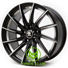 Replica Skoda (RD-S1) 7,5x17 5x112 ET35 DIA66,6 (matt black polished undercut)