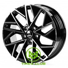 Replica Skoda (SK17444) 7x17 5x112 ET45 DIA57,1 (gloss black machined face)
