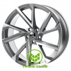 Replica Skoda (SK5635) 8,5x20 5x112 ET38 DIA57,1 (satin grey machined face)