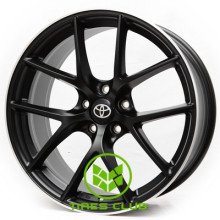 Replica Toyota (R889) 9,5x19 5x114,3 ET38 DIA73,1 (satin black machined lip)