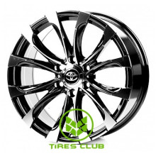 Replica Toyota (TY0271) 8,5x20 6x139,7 ET25 DIA106,1 (black machined face)