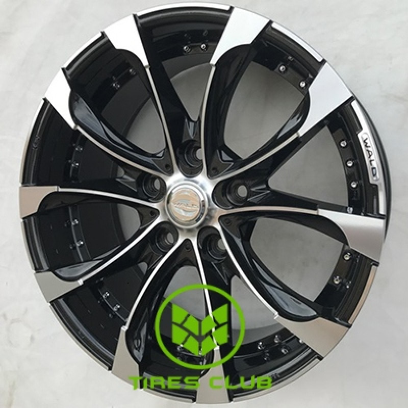 Replica Toyota (TY1091) 6x15 5x100 ET40 DIA54,1 (black machined face)