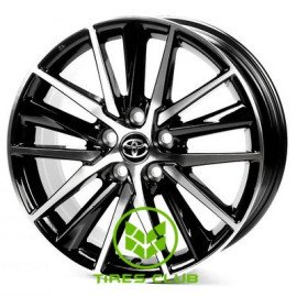 Replica Toyota (TY1638) 8x18 5x114,3 ET50 DIA60,1 (gloss black machined face)