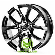 Replica Toyota (TY3249) 8,5x20 5x150 ET50 DIA110,1 (black machined face)