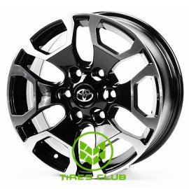Replica Toyota (TY963) 7,5x17 6x139,7 ET25 DIA106,1 (black machined face)