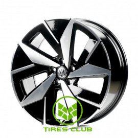 Replica Volkswagen (VV5647) 9x20 5x112 ET42 DIA57,1 (gloss black machined face) Replica Volkswagen (VV5647) 9x20 5x112 ET42 DIA57,1 (gloss black machined face)