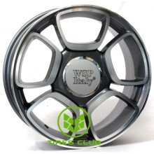WSP Italy Fiat (W157) Forio 7x17 4x100 ET37 DIA56,6 (anthracite polished)