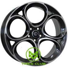 WSP Italy Alfa Romeo (W262) Sankt Moritz 8,5x20 5x110 ET31 DIA65,1 (gloss black polished)