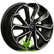 WSP Italy Audi (WD003) Corinto 6,5x16 5x100 ET40 DIA57,1 (gloss black polished)