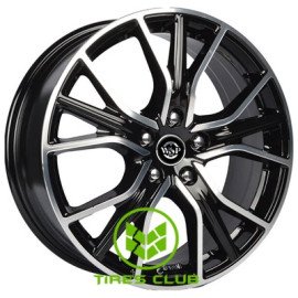 WSP Italy Audi (WD004) Zurich 8x18 5x112 ET26 DIA66,6 (gloss black polished)