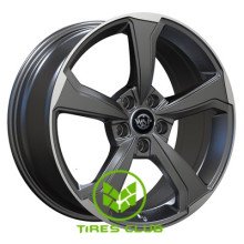 WSP Italy Audi (WD005) Formentera 8x18 5x112 ET39 DIA66,6 (matt gun metal polished)