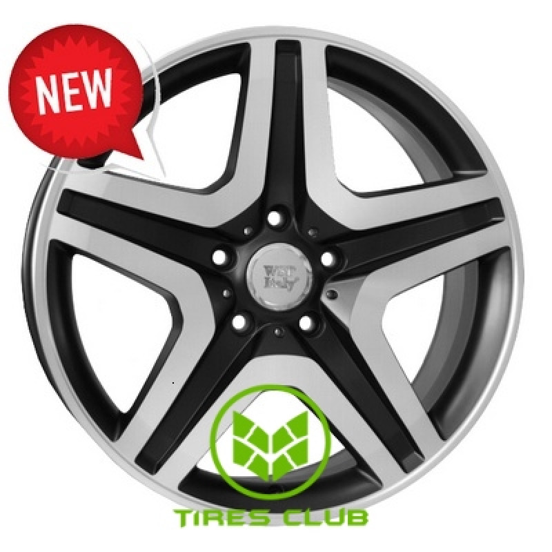 WSP Italy Mercedes (W775) Miyagi 9,5x20 5x130 ET50 DIA84,1 (dull black full polished)