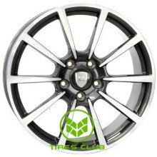 WSP Italy Porsche (W1055) Legend 8,5x20 5x130 ET51 DIA71,6 (anthracite polished)