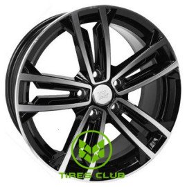 WSP Italy Volkswagen (W471) Naxos 7,5x18 5x112 ET49 DIA57,1 (gloss black polished)