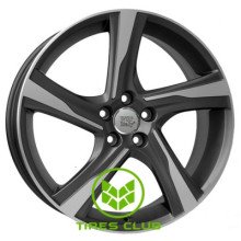 WSP Italy Volvo (W1258) Napoli 7,5x18 5x108 ET52,5 DIA63,4 (matt gun metal polished)